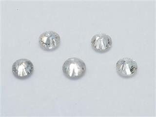 0.15CTW G-I SI2 Five Loose Round Brilliant Cut Diamond Melee